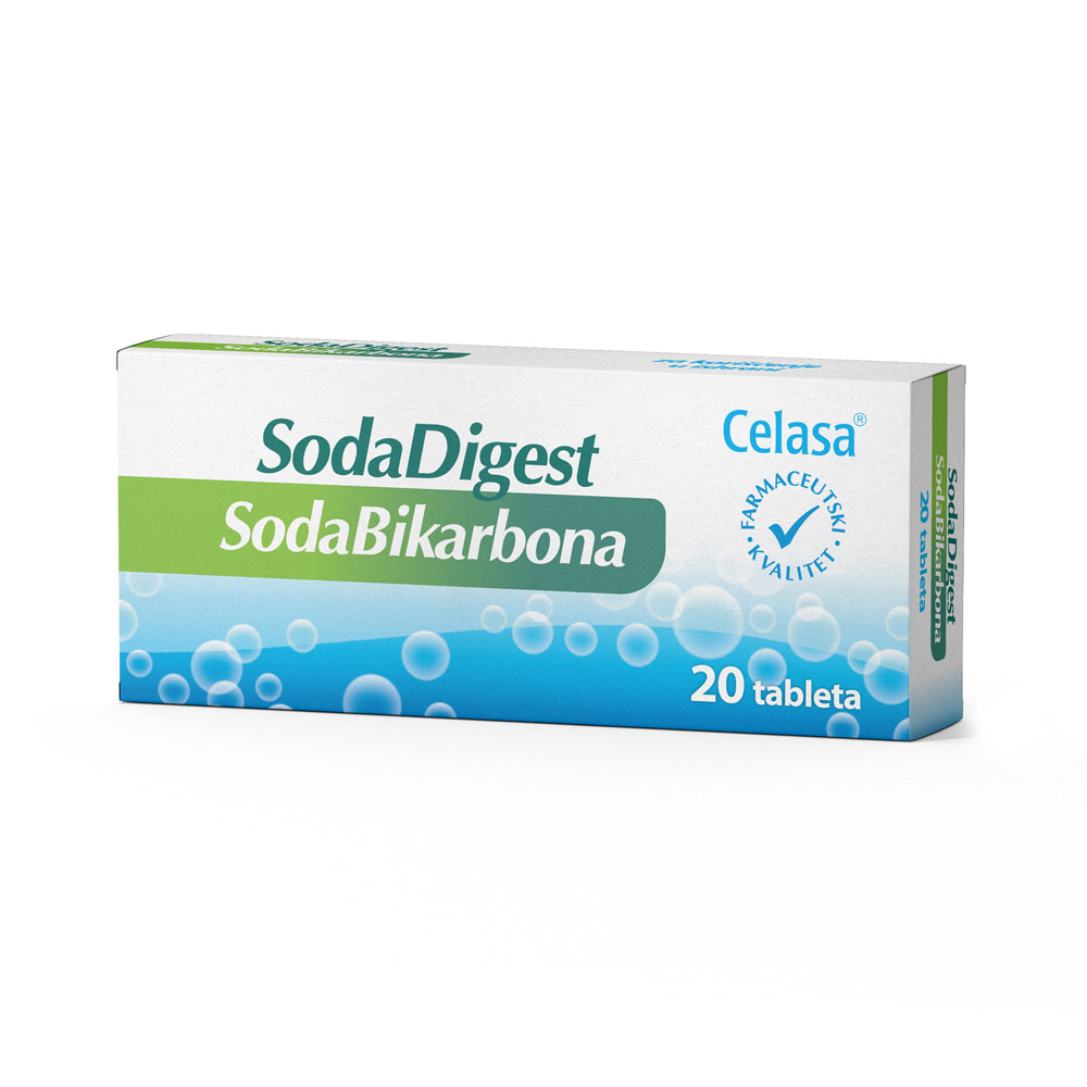 ESENSA Sodadigest soda bikarbona 20 tableta