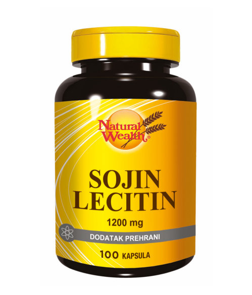 NATURAL WEALTH Sojin lecitin 1200 mg a100 kapsula