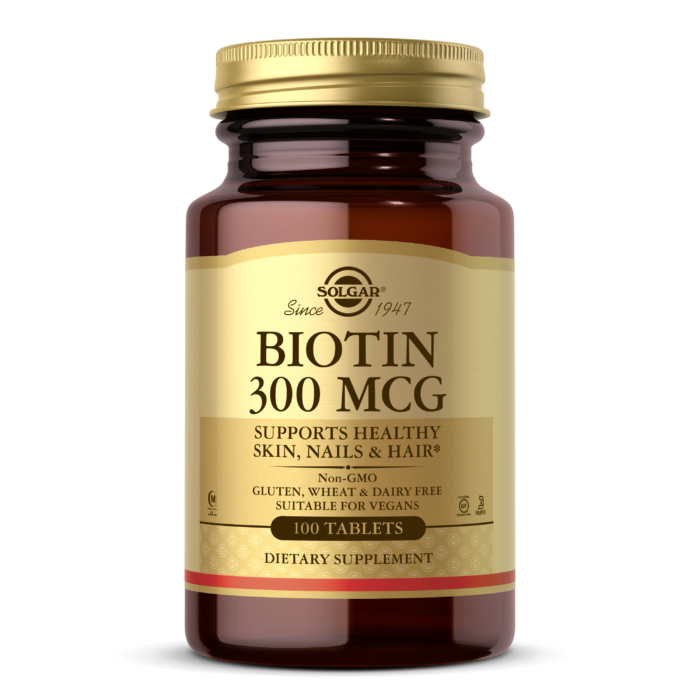 SOLGAR Biotin 300mg, 100 tableta