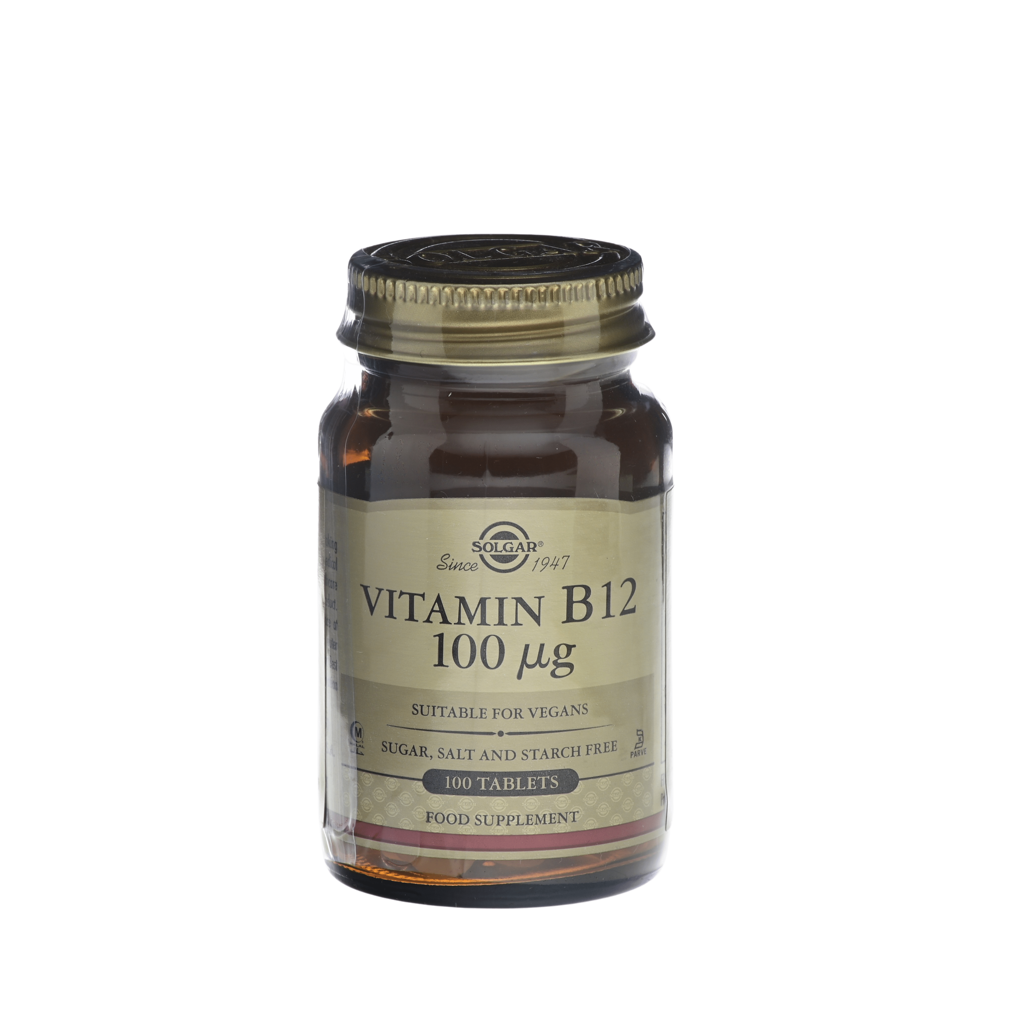 SOLGAR VITAMIN B12 100 tbl a100