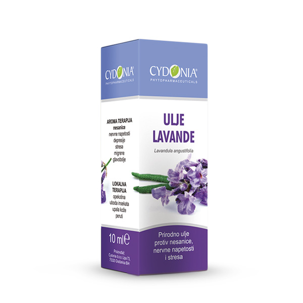 CYDONIA Ulje lavande 10ml, Djeluje izrazito uravnotežujuće na cijeli organizam