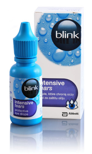 BLINK® INTENSIVE UMIRUJUĆE KAPI ZA OČI 10ml, Kapi za zaštitu očiju, dugotrajno olakšanje suhim i umornim očima