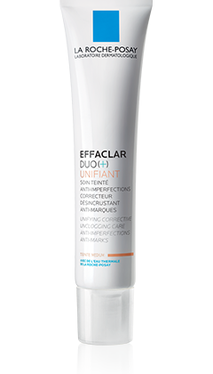 LA ROCHE-POSAY EFFACLAR DUO (+) UNIFIANT medium shade 40ml, Ujednačujuća korektivna njega koja odčepljuje pore, smanjuje nepravilnosti i sprječava nastanak crvenih i smeđih mrlja na koži
