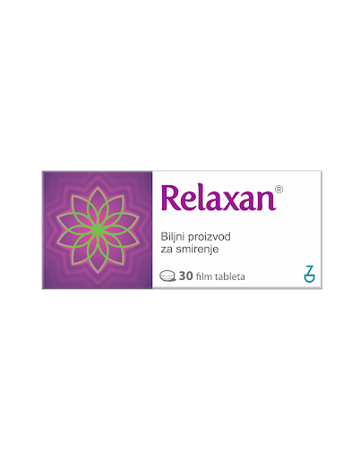 ZADA Relaxan tbl a 30, Biljni proizvod za smirenje i spavanje