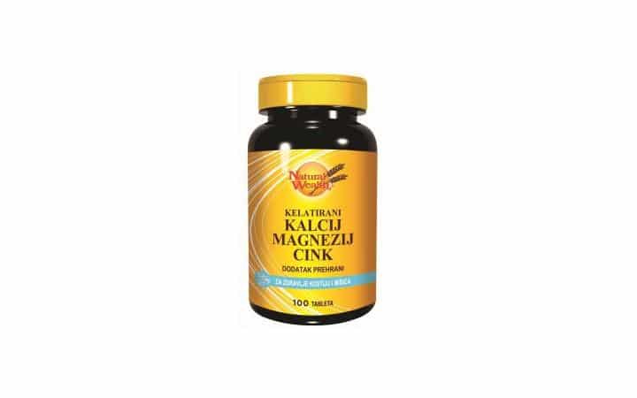 Natural Wealth CALCIUM &amp;amp;#8211; MAGNESIUM &amp;amp;#8211; ZINC 100 tableta