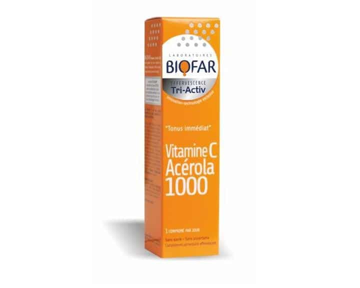 BIOFAR Tri-Activ Vitamin C Acerola 1000 15 šumećih tableta