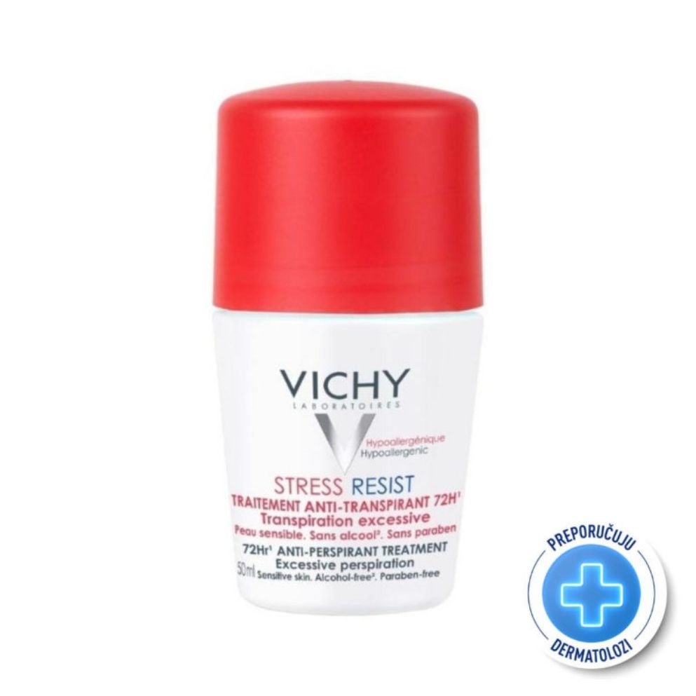 Vichy Deo anti-stres roll-on za regulaciju prekomjernog znojenja 72 h, 50 ml