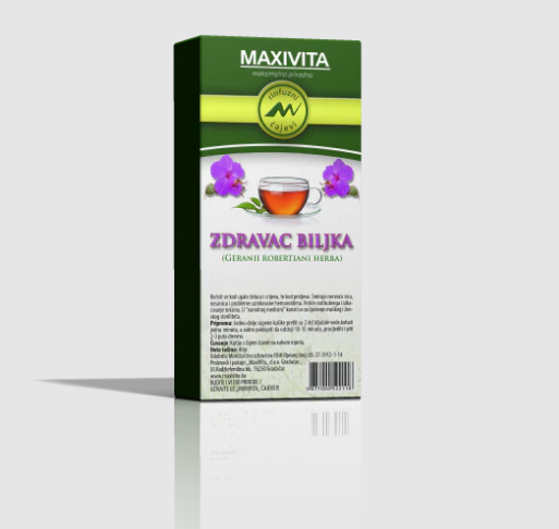 MAXIVITA Zdravac biljka 40g, Višestruka primjena